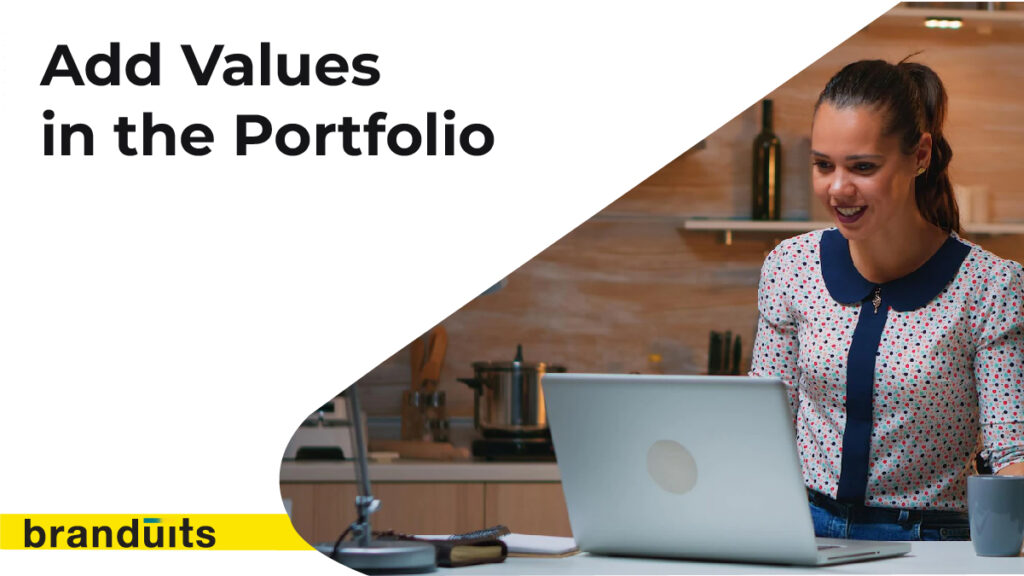 Add Values in the Portfolio